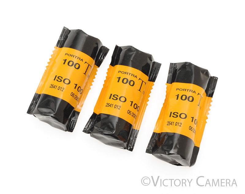 3x Portra 100T Medium Format 120 Film -Exp. 05/2002- [AS-IS] - Victory Camera