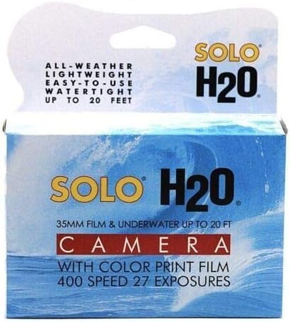Solo H2O Color Single-Use Waterproof Film Camera (35mm, 27 Exposures)