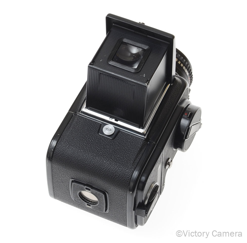 Hasselblad 500c/m Black Medium Format Camera w/ 80mm T* Lens A12 [EXC] - Victory Camera