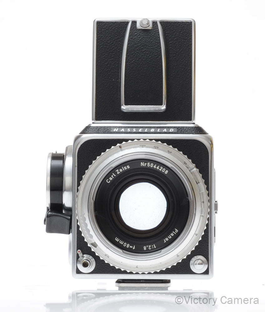 Hasselblad 500c Chrome Medium Format Camera w/ 80mm Lens 12 Back [EXC+] image 1