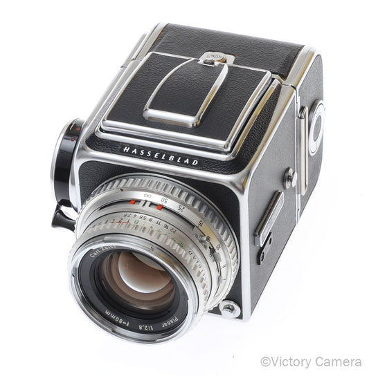 Hasselblad 500c Chrome Medium Format Camera w/ 80mm Lens 12 Back [EXC+] image 2