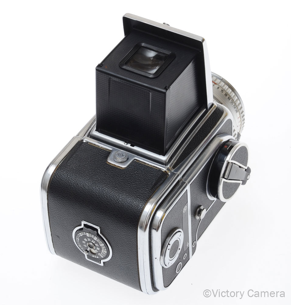 Hasselblad 500c Chrome Medium Format Camera w/ 80mm Lens 12 Back [EXC+] image 4