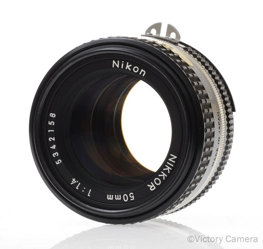 Nikon Nikkor 50mm f1.4 AI-S Manual Focus Prime Lens [EXC+] - Victory Camera
