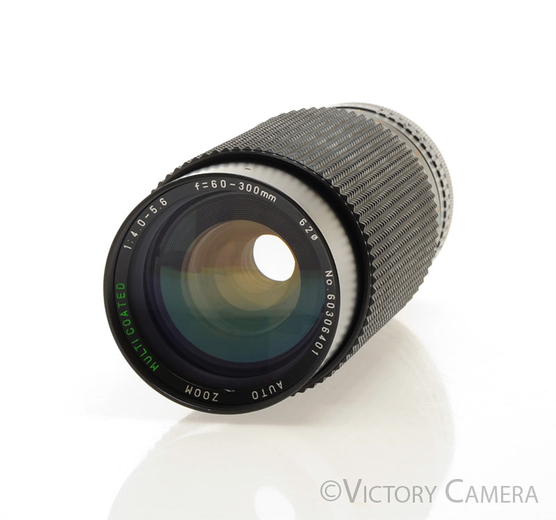 Sears Auto Zoom 60-300mm f4-5.6 Telephoto Macro Zoom Lens for Canon FD [EXC] - Victory Camera