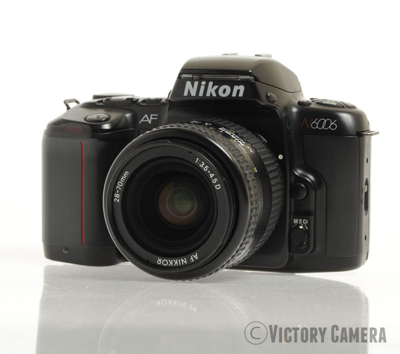 Nikon N6006 6000 AF Film SLR Camera w/ AF Nikkor 28-70mm Zoom Lens [EXC] - Victory Camera