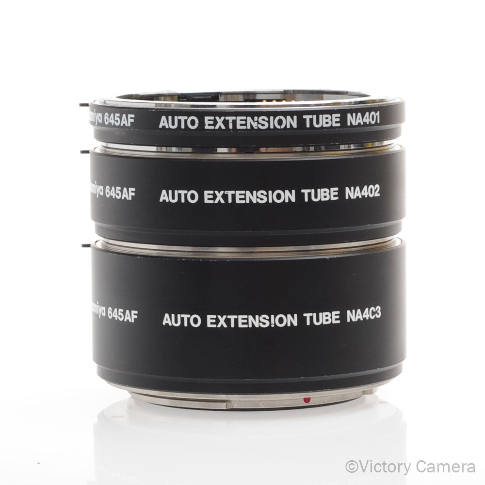 Mamiya 645AF Auto Extension Tube Set NA401 NA402 NA03 [EXC] - Victory Camera