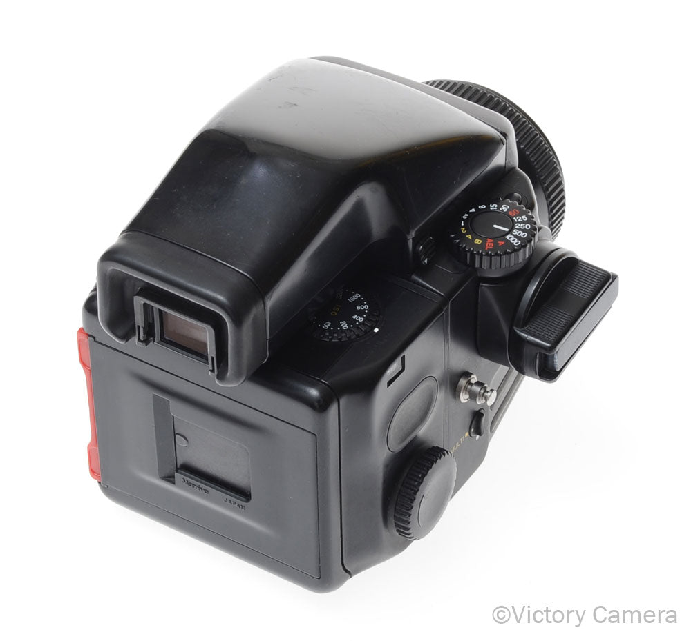 Mamiya 645 Pro Camera Eyelevel Prism 80mm f2.8 N Lens 120 Back [EXC] - Victory Camera