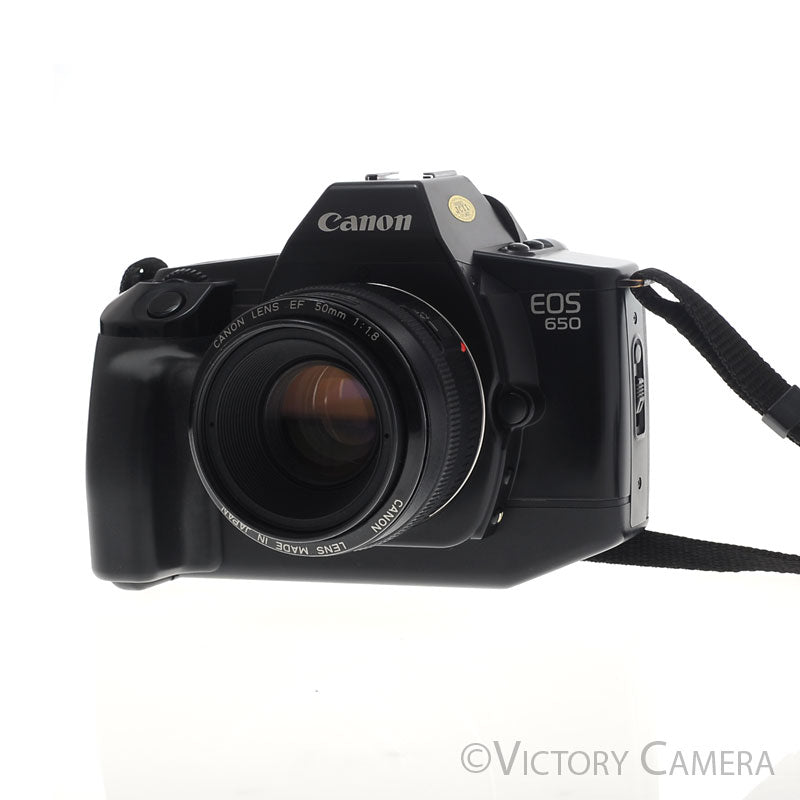 Canon EOS 650 Autofocus 35mm FILM Camera w/ 50mm f1.8 AF Lens [EXC+] - Victory Camera