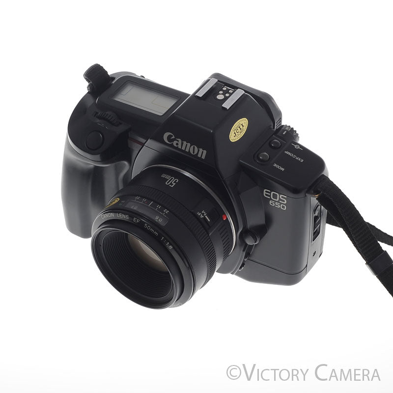 Canon EOS 650 Autofocus 35mm FILM Camera w/ 50mm f1.8 AF Lens [EXC+] - Victory Camera