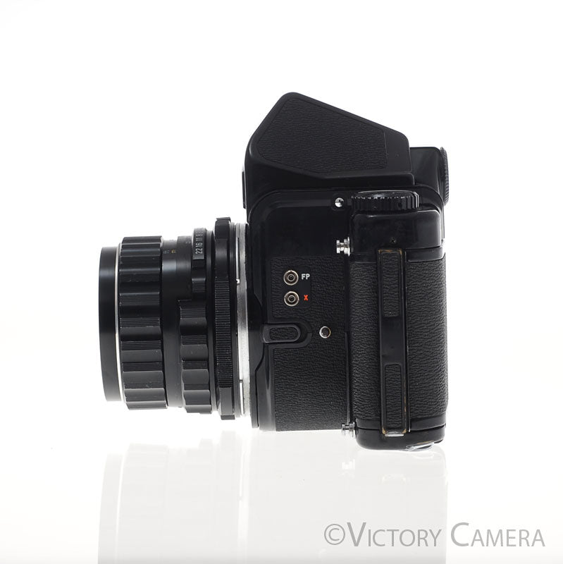 Pentax 6x7 67 MLU Camera w/ Prism + 105mm f2.4 Prime Lens [EXC] - Victory Camera