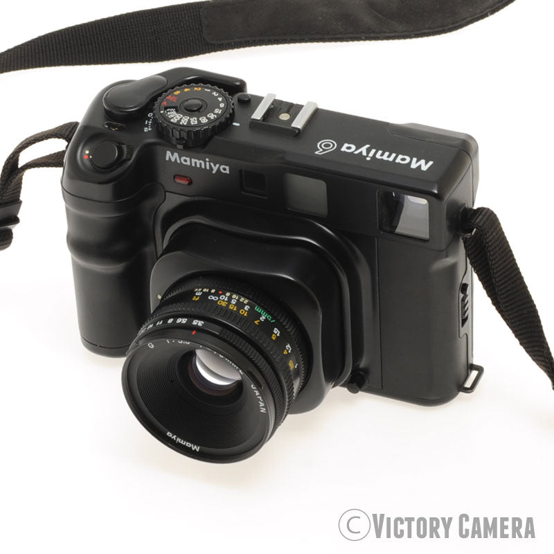 Mamiya 6 Black Camera w/ 75mm F3.5 Lens [EXC+] - Victory Camera