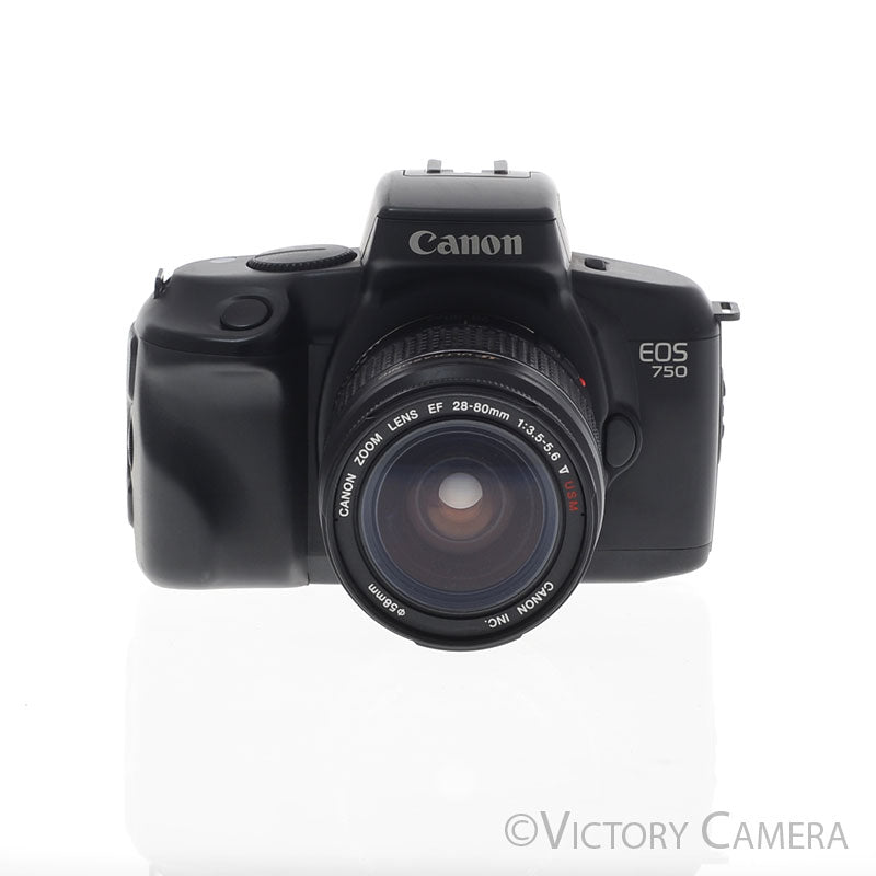 Canon EOS 750 35mm Autofocus FILM Camera w/ 28-80mm V Zoom Lens [EXC+] image 2