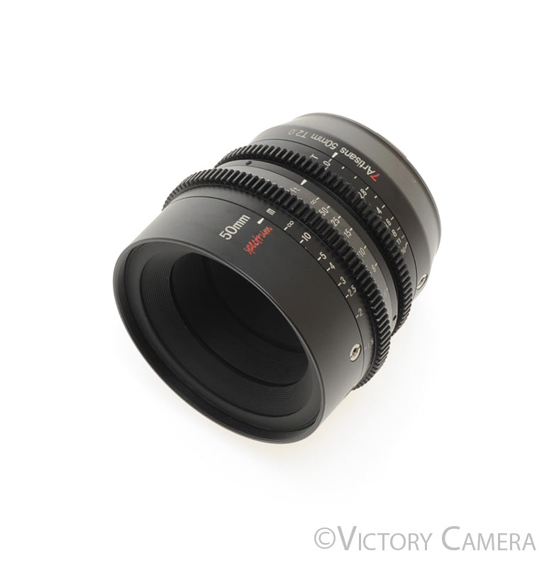 7Artisans 50mm T2.0 Cinema Lens for Leica L Mount [EXC] - Victory Camera