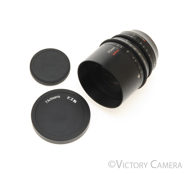 7Artisans 85mm T2.0 Cinema Lens for Leica L Mount [EXC] - Victory Camera
