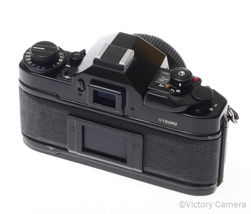 Canon A-1 A1 Black 35mm Film SLR Camera w/ 50mm f1.8 Lens [EXC] - Victory Camera