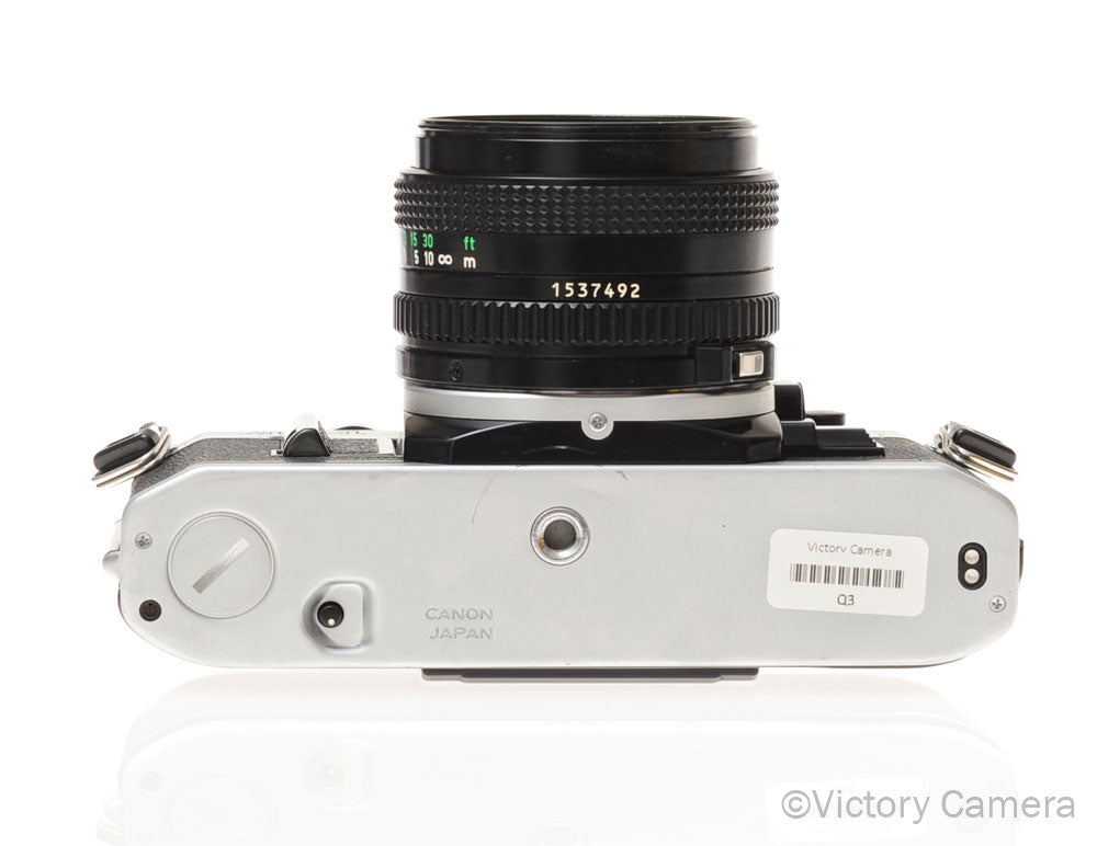 Canon AE-1 35mm Chrome Camera w/ 50mm f1.8 Prime Lens [EXC] image 4