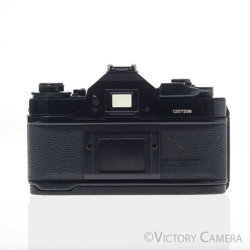 Canon A-1 A1 Black 35mm Film SLR Camera w/ 50mm f1.8 Lens -CLA'd- [EXC] - Victory Camera