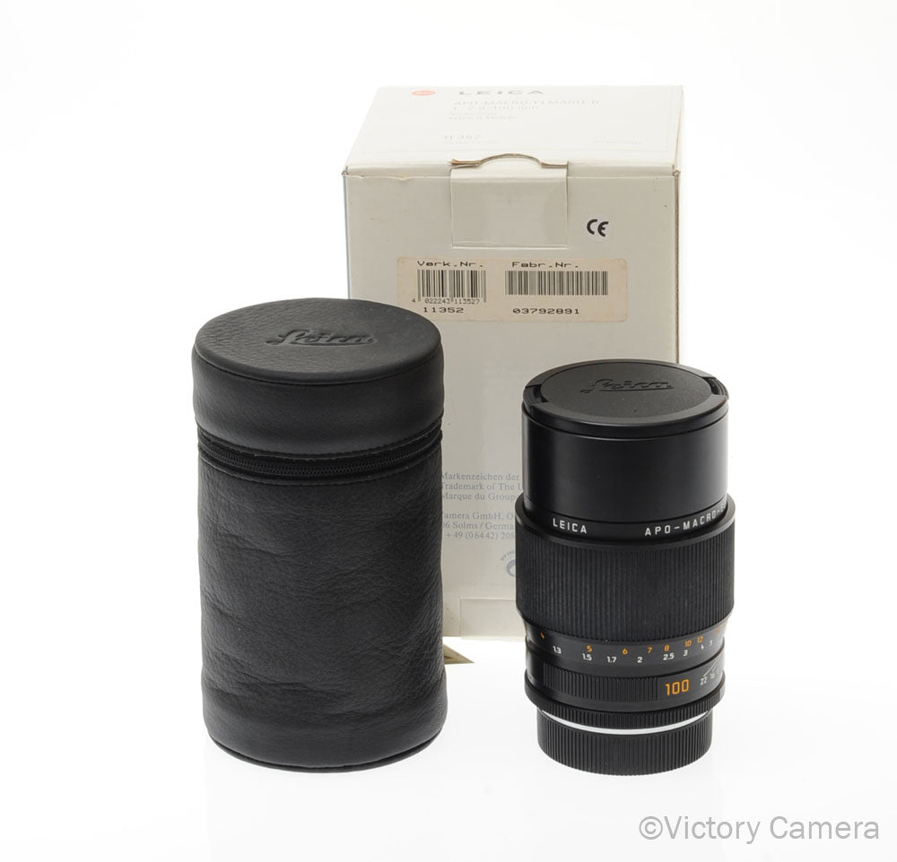 Leica APO-Macro-Elmarit-R 100mm f2.8 ROM R Mount Lens [MINT] - Victory Camera