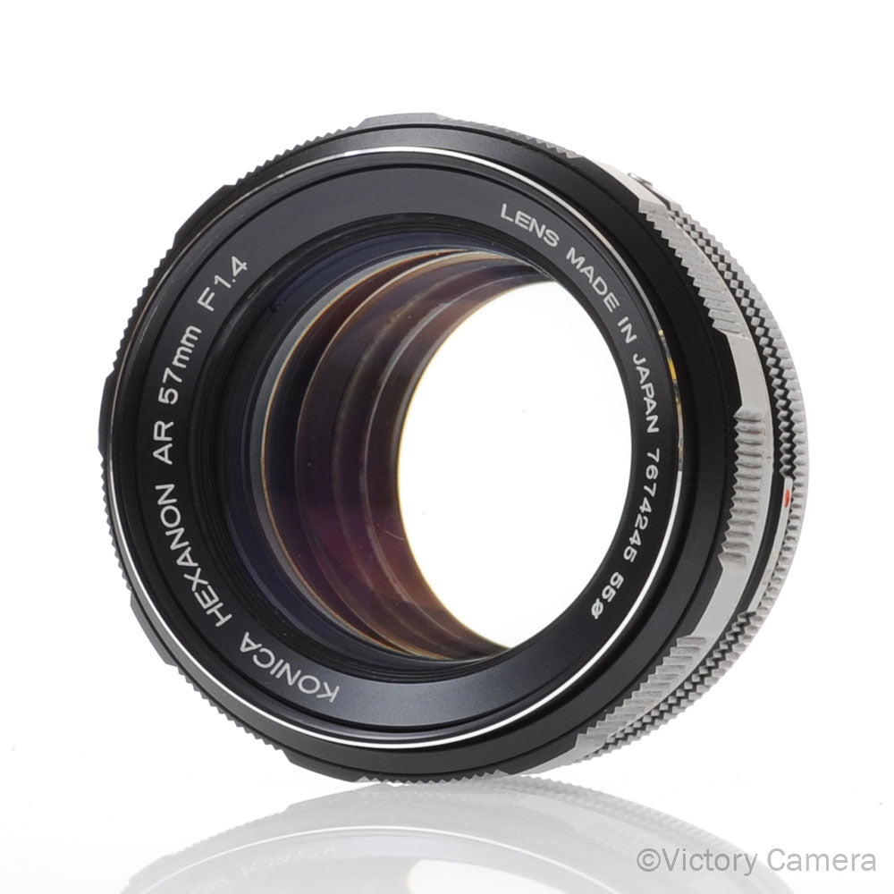 Konica Hexanon 57mm f1.4 AR Mount Prime Lens [EXC] image 2