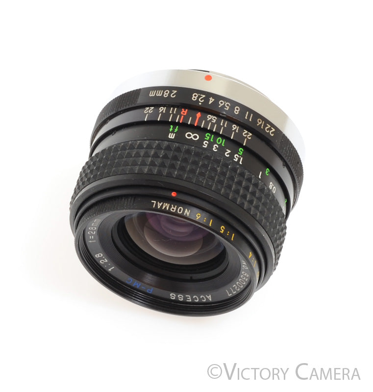 Ontaarden Rode datum Achtervoegsel Access P-MC 28mm f2.8 Wide-Auto Wide Angle Prime Lens for Minolta MD M