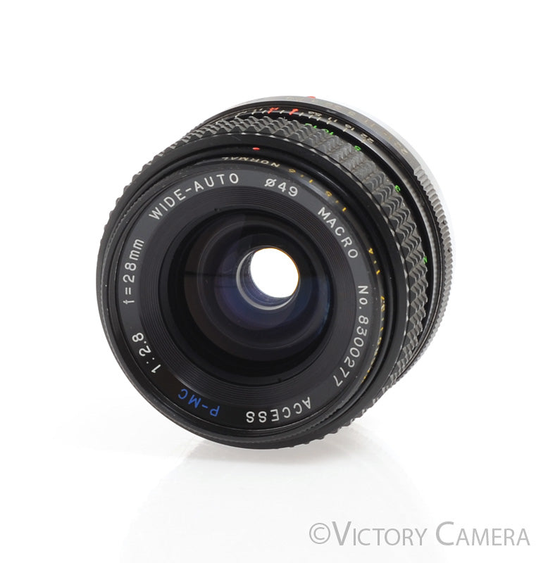 Access P-MC 28mm f2.8 Wide Angle Macro Lens for Pentax K Mount - Victory Camera