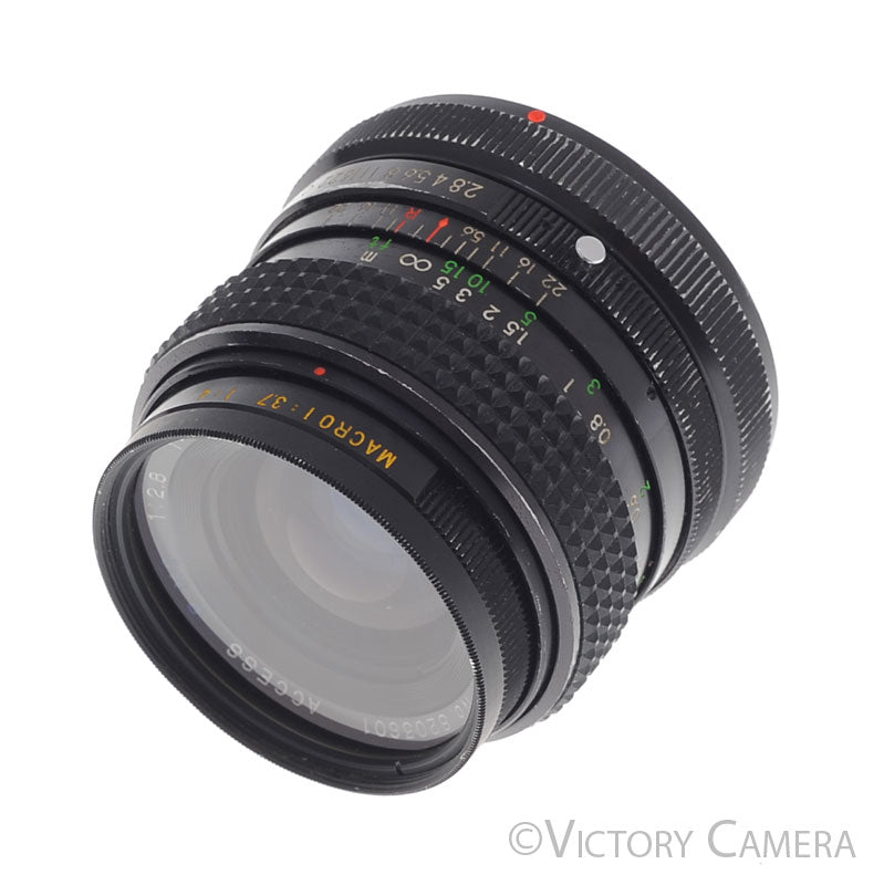 Access P-MC 28mm f2.8 Canon FD Macro Wide Angle Prime Lens [EXC-] image 1