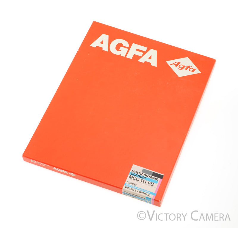 Agfa 11x14 Fiber Base B&W Glossy MCC 111 FB Paper -Cold Stored- [AS-IS] - Victory Camera