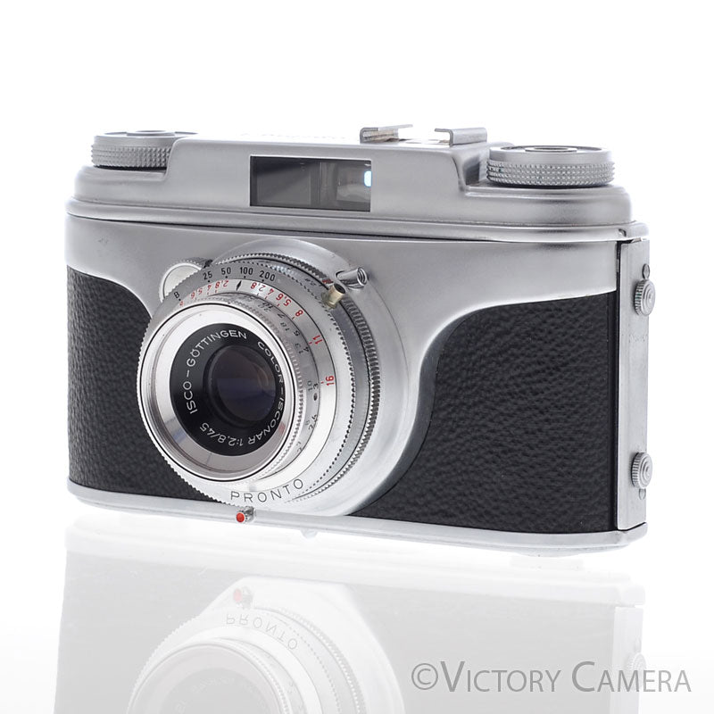 Agfa Optina I 35mm Chrome Film Camera w/ 45mm f2.8 Lens [EXC] - Victory Camera