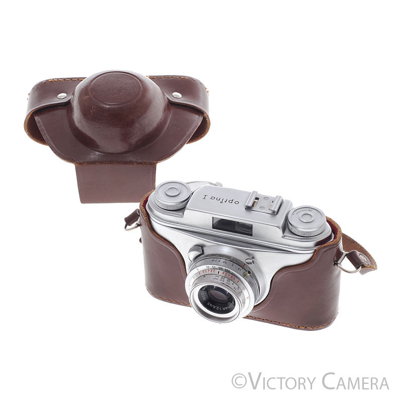 Agfa Optina I 35mm Chrome Film Camera w/ 45mm f2.8 Lens [EXC] - Victory Camera