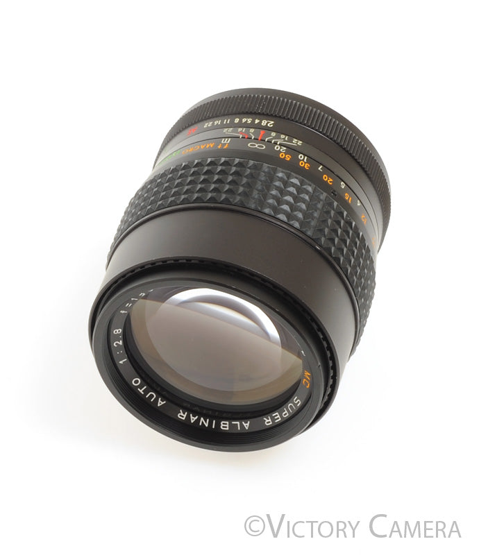 Super Albinar MC 135mm f2.8 Telephoto Prime Lens for Konica AR  [EXC+] - Victory Camera