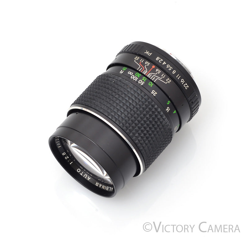 Albinar Auto 135mm f2.8 Telephoto Prime Lens for K Mount [EXC-] - Victory Camera