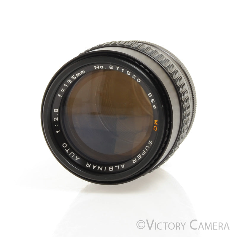 Super Albinar MC 135mm f2.8 Telephoto Prime Lens for Konica AR  [EXC+] - Victory Camera