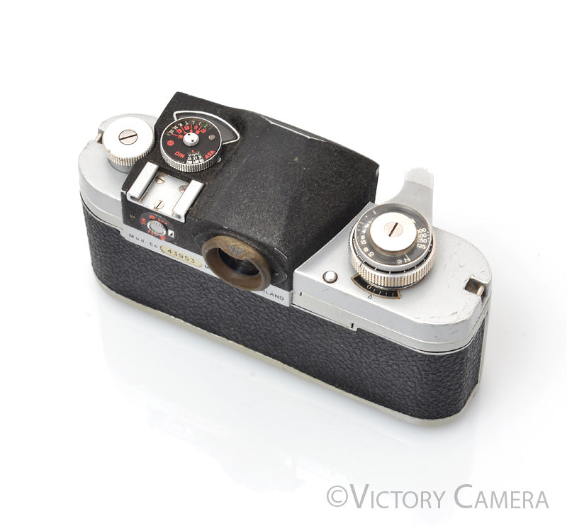 Alpa Reflex Mod. 6c Chrome 35mm SLR Film Camera Body -No Meter- [EXC-] - Victory Camera