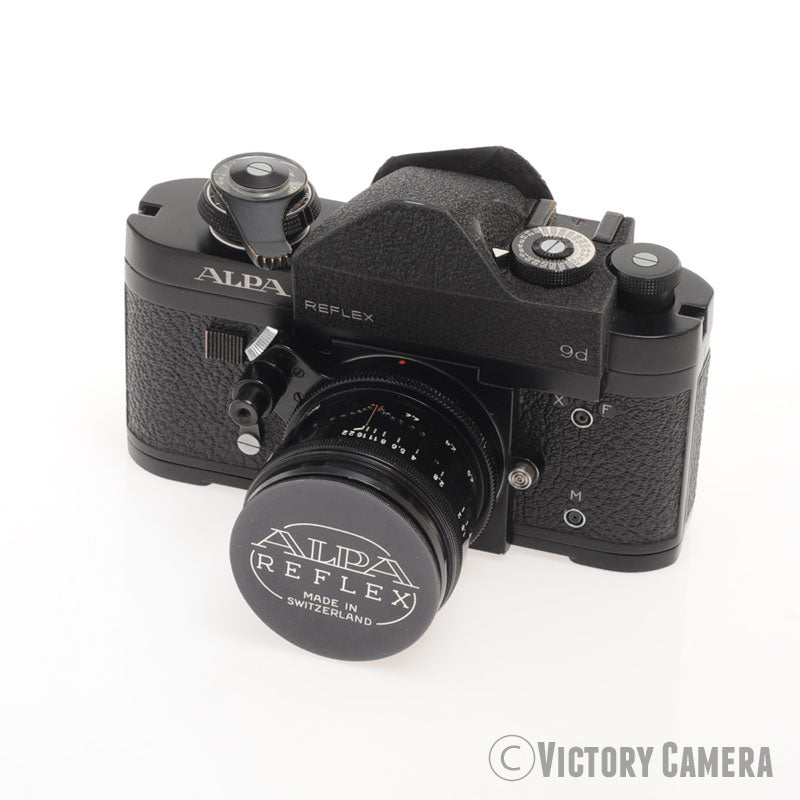 Alpa 9d Camera w/ Macro-Switar 50mm F1.8 Lens -Rare Black- [EXC-]
