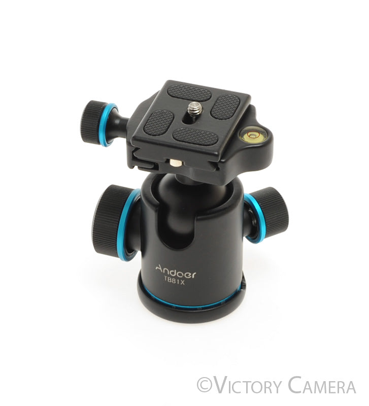 Andoer TB81X Tripod Ball Head w/ QR Plate [EXC] - Victory Camera