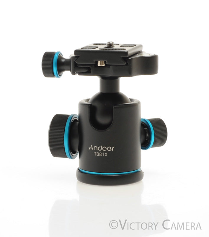 Andoer TB81X Tripod Ball Head w/ QR Plate [EXC] - Victory Camera