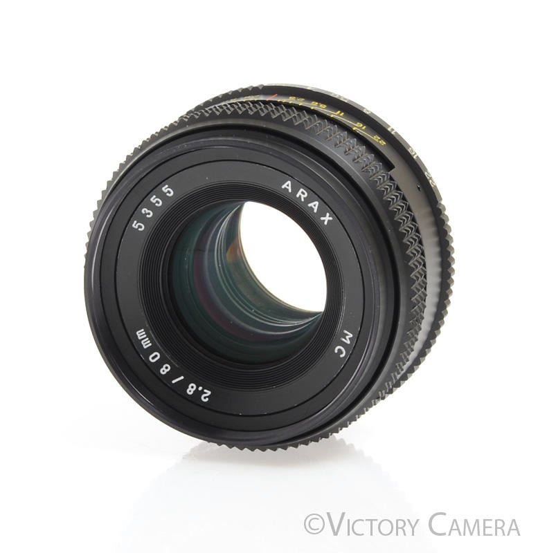 Arax MC 80mm f2.8 Standard Lens for Kiev and Pentacon 6 - Victory Camera