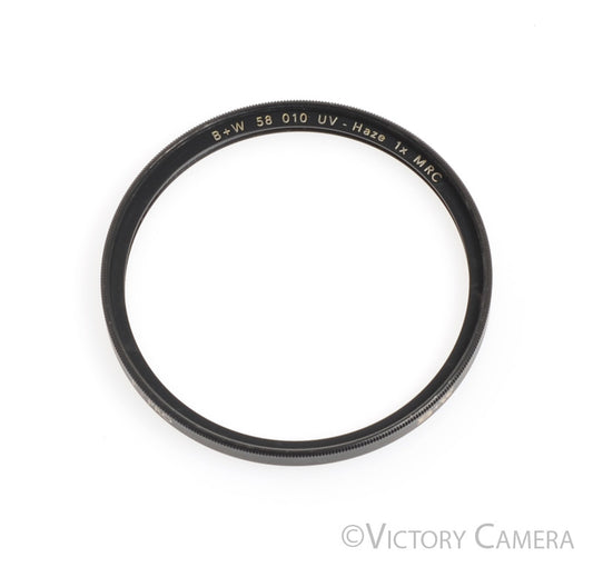 B+W 58mm 010 UV Haze 1x MRC Filter [EXC] - Victory Camera