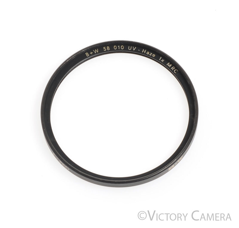 B+W 58mm 010 UV Haze 1x MRC Filter [EXC] - Victory Camera