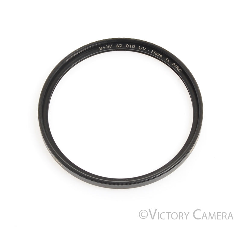 B+W 010 62mm UV Haze 1x MRC -Clean in Case- - Victory Camera