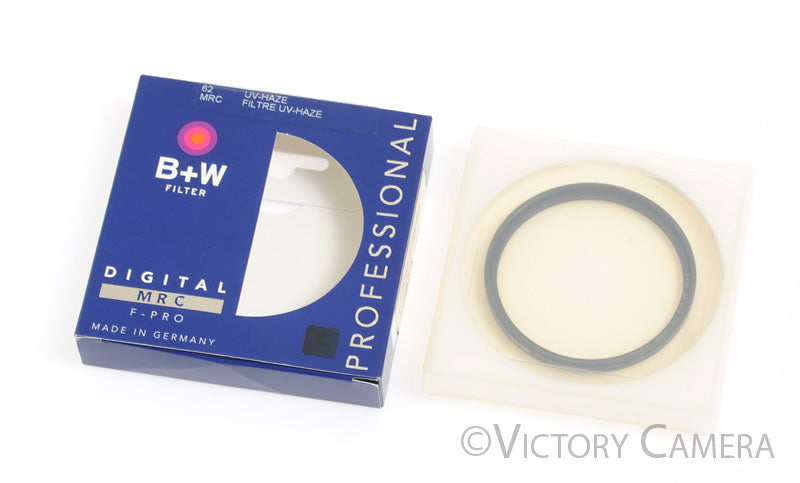 B+W 010 62mm UV Haze 1x MRC -Clean in Case- - Victory Camera