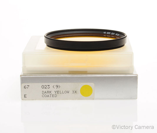 B+W 67E 67mm 023 3x Dark Yellow Filter [EXC]