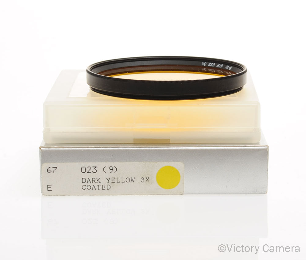 B+W 67E 67mm 023 3x Dark Yellow Filter [EXC] - Victory Camera