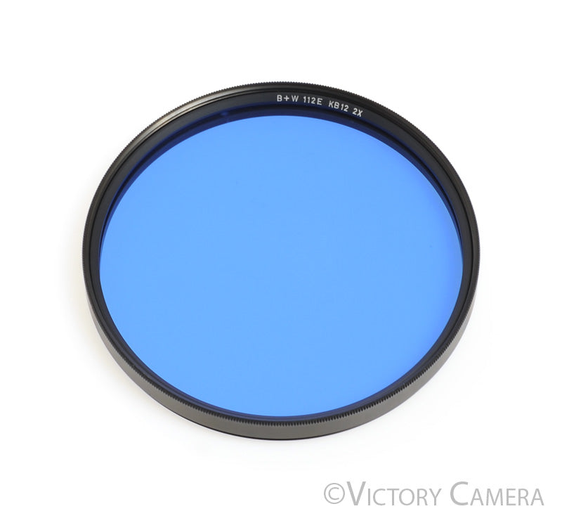 B+W 112E 112mm 80B Blue Color Correcting Filter [EXC+] - Victory Camera