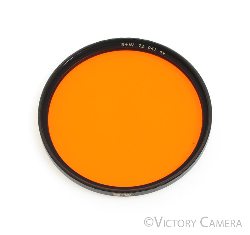 B+W F-Pro 72mm 041 4x Orange Filter for Black & White [MINT-] - Victory Camera