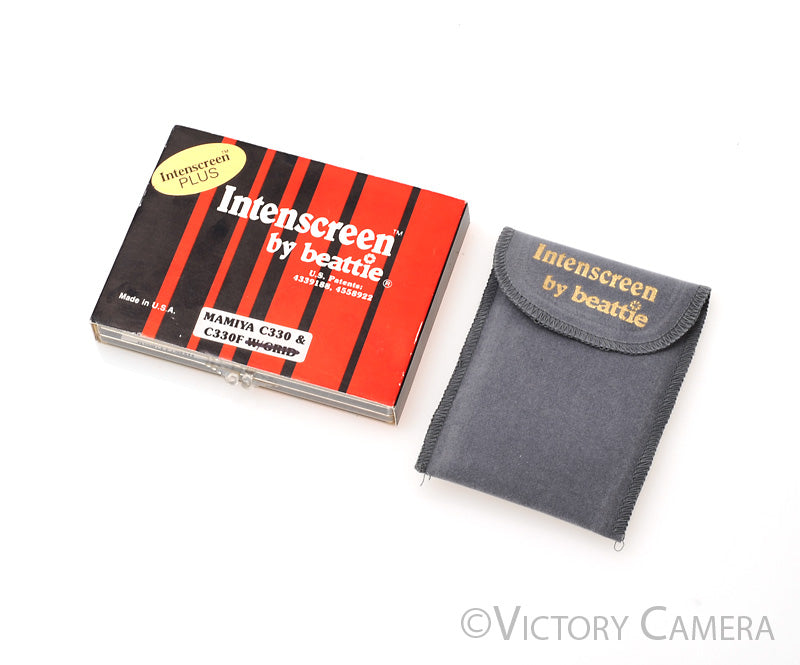 Mamiya C330 Matte Fresnel Focusing Intenscreen By Beattie [EXC] - Victory Camera