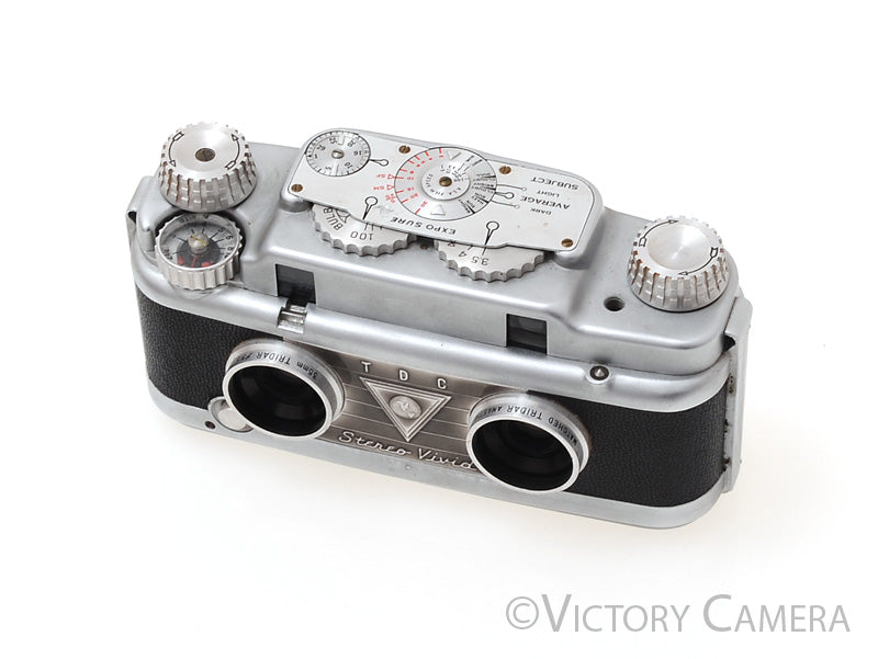 Bell & Howell TDC Stereo Vivid 35mm Film 3D Camera w/ Case [EXC]