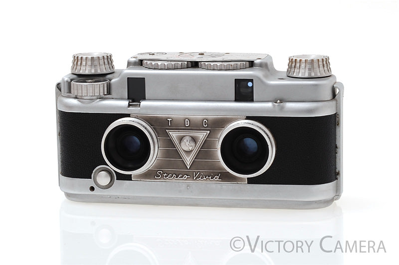 Bell & Howell TDC Stereo Vivid 35mm Film 3D Camera w/ Case [EXC]