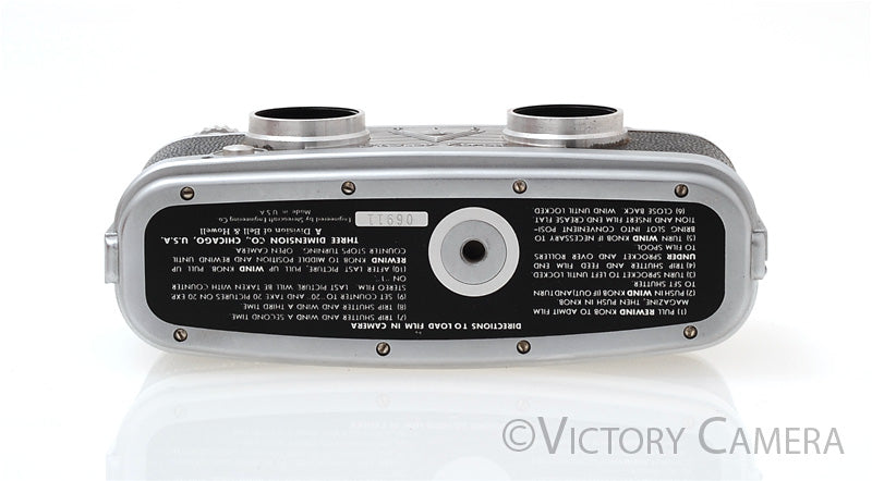 Bell & Howell TDC Stereo Vivid 35mm Film 3D Camera w/ Case [EXC]