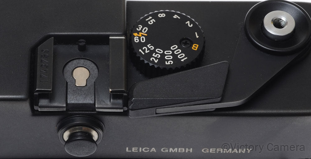 Leica M6 "Big M" Black 35mm Rangefinder Camera Body [EXC-] image 7